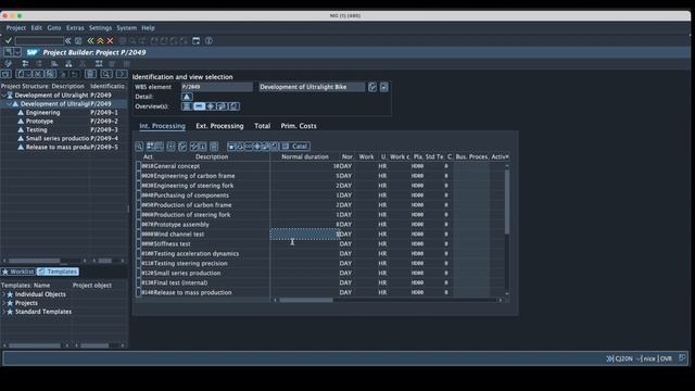 SAP | S4/HANA | Project Management (PS) | Step 02: Change Project | Mac OS смотреть онлайн