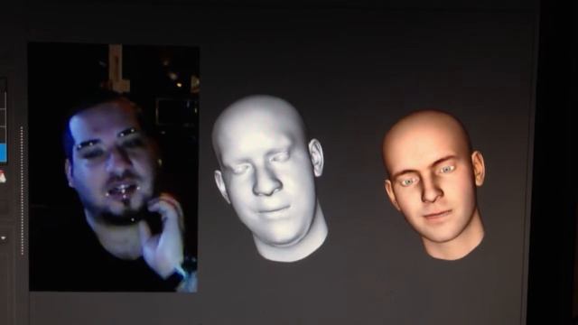 Faceshift + Kinect on Windows 7 3D Live facial capture test Realtime 2.24.13 смотреть онлайн