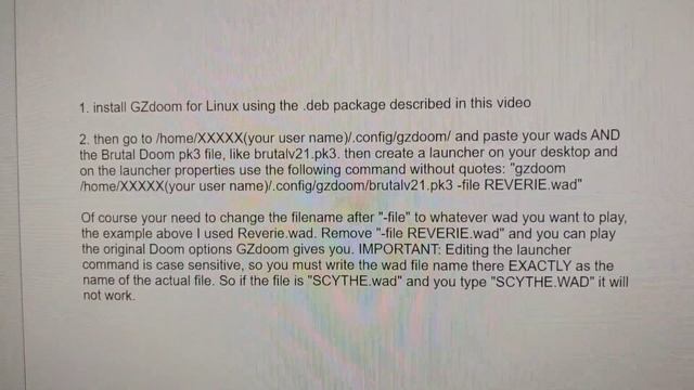 Instructions for running doom mods on GZDoom in Linux смотреть онлайн