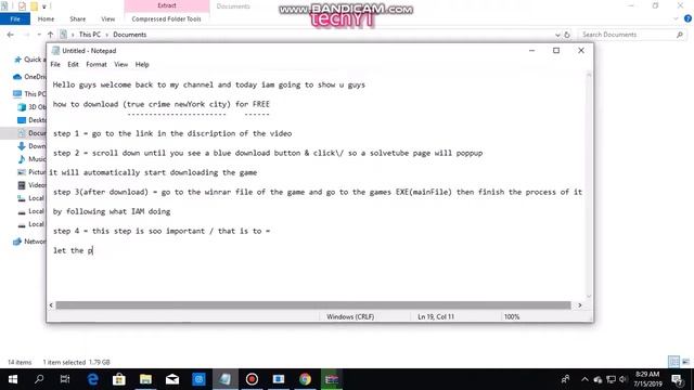 How to download TRUE CRIME NEWYORK CITY for free pc (techYT) смотреть онлайн