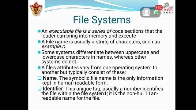 File System (CS-405) смотреть онлайн
