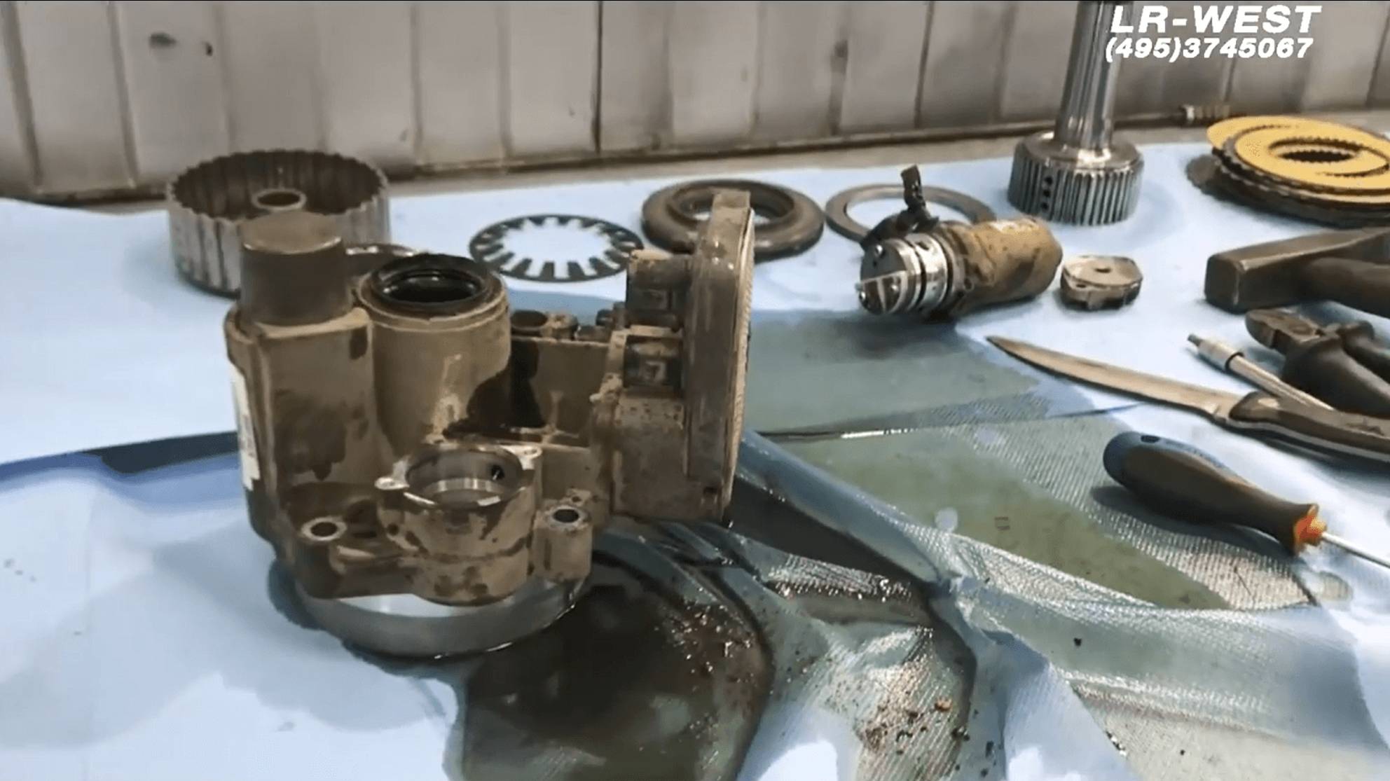 Ремонт муфты Халдекс Freelander 2 и Evoque. Необратимые последствия от загрязнения. смотреть онлайн