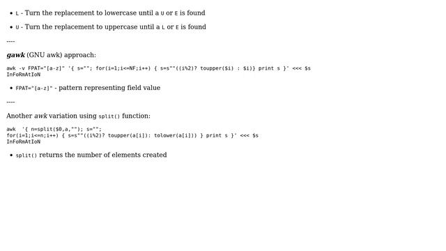 Unix & Linux: Mixed uppercase and lowercase in a word (3 Solutions!!) смотреть онлайн