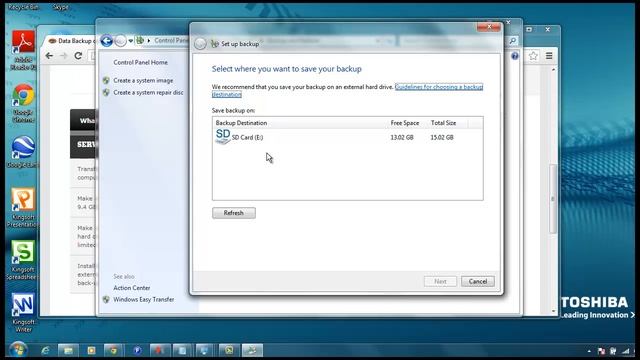 How to Setup Backup In Windows 7 (Captioned) -Roberts Computer Repair смотреть онлайн