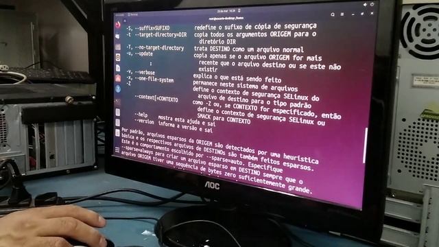 19/04/2023 Mexendo no CMD do Ubuntu LS -L & CP --HELP смотреть онлайн