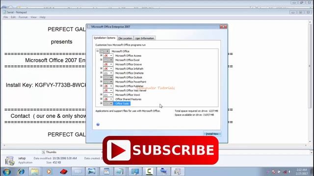 Download Free MS Office (Microsoft Office) 2007 full Activated With Product Key | License Key смотреть онлайн