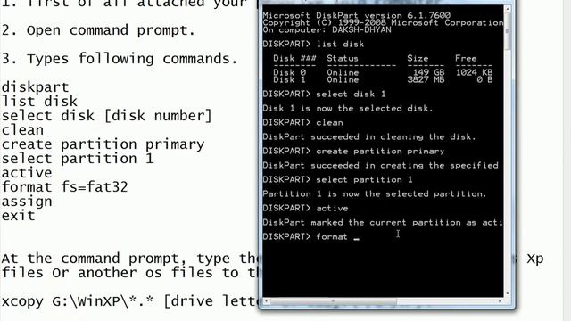How To Make Bootable Pendrive Using Command смотреть онлайн