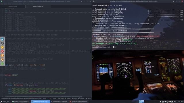 ArcoLinux : 964 how to screencast your android device on ArcoLinux and Arch Linux смотреть онлайн