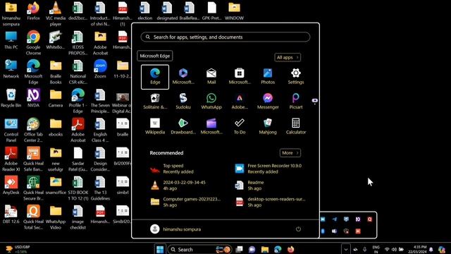 Computer basic with screenreader part2 start menu смотреть онлайн