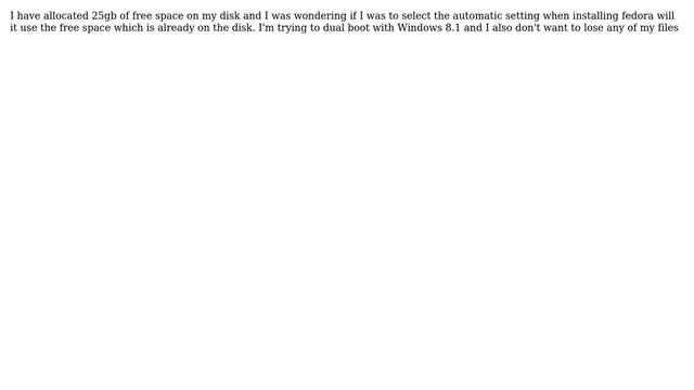 Unix & Linux: Installing fedora using the automatic option смотреть онлайн