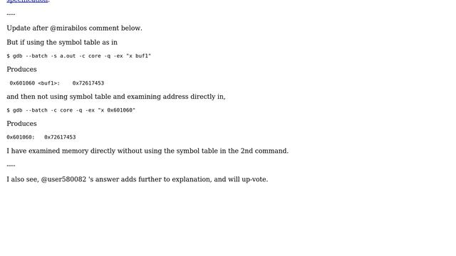 Unix & Linux: Why does GDB need the executable as well as the core dump? (3 Solutions!!) смотреть онлайн