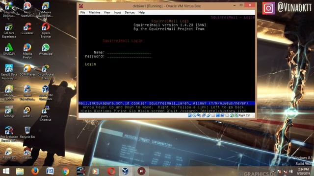 Konfigurasi Web Mail di Linux Debian 7.8 смотреть онлайн