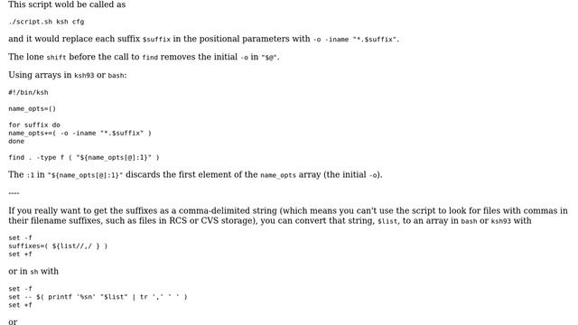 Unix & Linux: Find files with user specified extensions (2 Solutions!!) смотреть онлайн