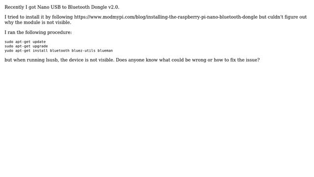 Raspberry Pi: Unable to setup bluetooth dongle (2 Solutions!!) смотреть онлайн