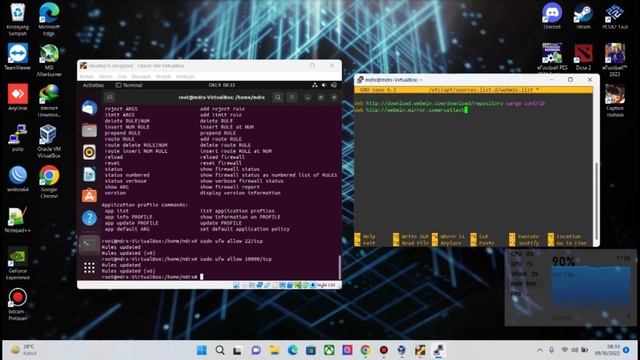 MEMBUAT WEBSERVER ‐ instalasi linux ubuntu, webmin dan webserver смотреть онлайн