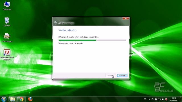Effacer CD ou DVD avec Windows 7 смотреть онлайн