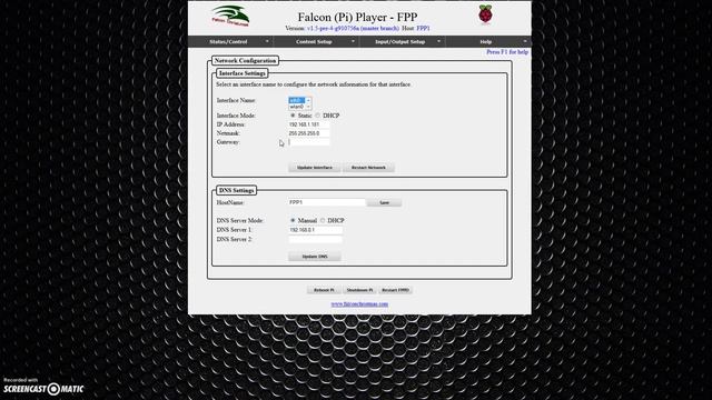setting eth0 network setting and saving смотреть онлайн