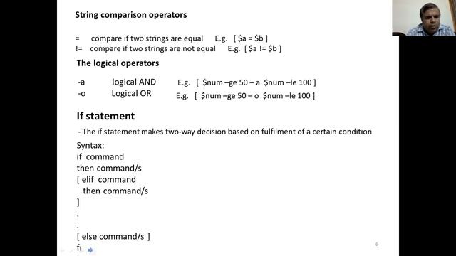 shell programming-read, exit, test command, if, while, for , expr смотреть онлайн