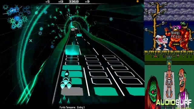 Audiosurf#26 Decap Attack (Genesis) Ending 3