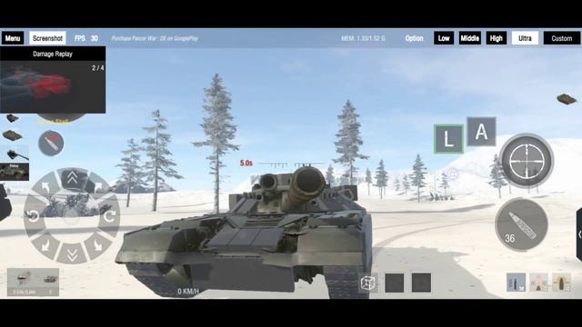 [Panzer War:DE] T-80U смотреть онлайн