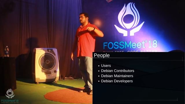 Balasankar C @ FOSSMEET'18 - Debian :The project, the process, the people смотреть онлайн