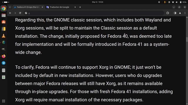 Fedora 41 Drops The GNOME Xorg Sessions