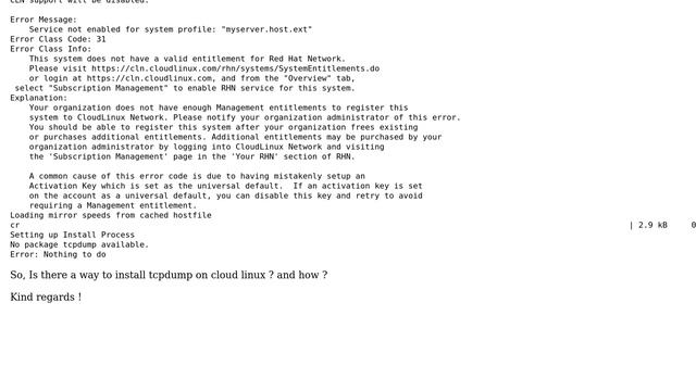 DevOps & SysAdmins: How to install tcpdump on Cloud Linux? смотреть онлайн