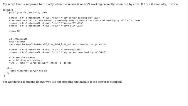Ubuntu Server cron job doesn't work смотреть онлайн