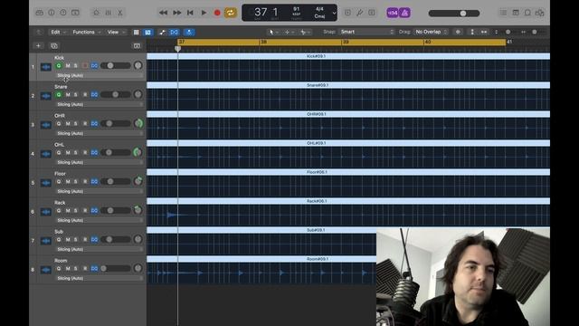 Quantize Multitrack Drums with FLEX TIME - Logic Pro X смотреть онлайн