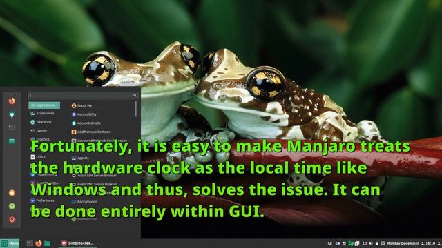 Fixing the time difference between Windows 10 and Manjaro смотреть онлайн