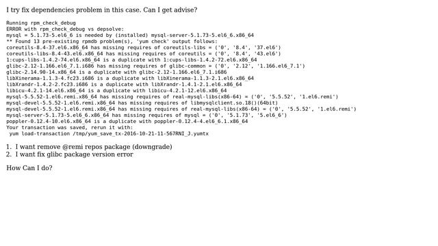 DevOps & SysAdmins: How to fix dependenies error in this case? (centos 6)? смотреть онлайн