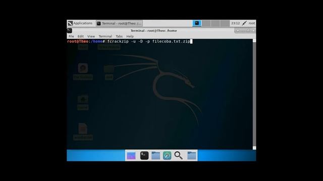 Bruteforce file .zip di kali linux смотреть онлайн