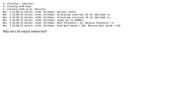 How do you redirect output from ifconfig up? (2 Solutions!!) смотреть онлайн