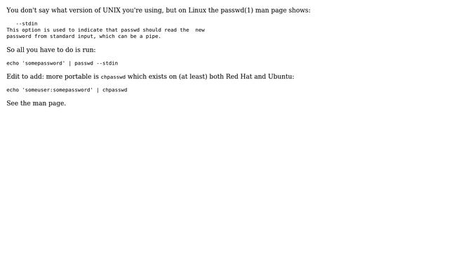 Unix & Linux: Change password in headless mode (4 Solutions!!) смотреть онлайн