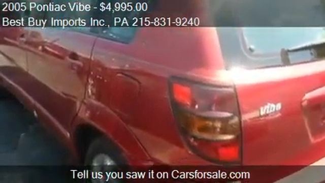 2005 Pontiac Vibe Base - for sale in Philadelphia, PA 19124 смотреть онлайн