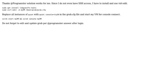 Unix & Linux: Accessing Console Of Ubuntu 16.04 KVM Guest (4 Solutions!!) смотреть онлайн