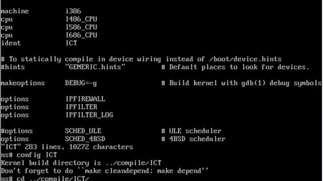 FreeBSD NEt Config смотреть онлайн