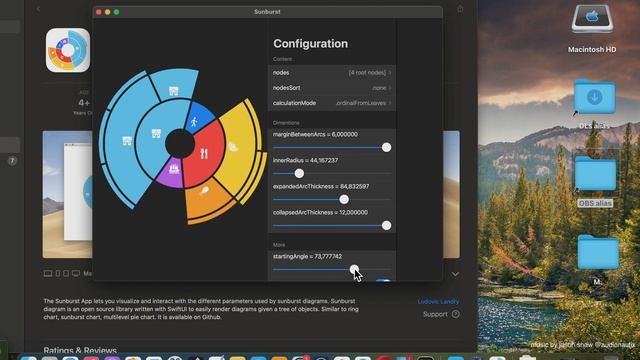 Sunburst Diagram Developer Tools App [MAC] Basic Overview смотреть онлайн