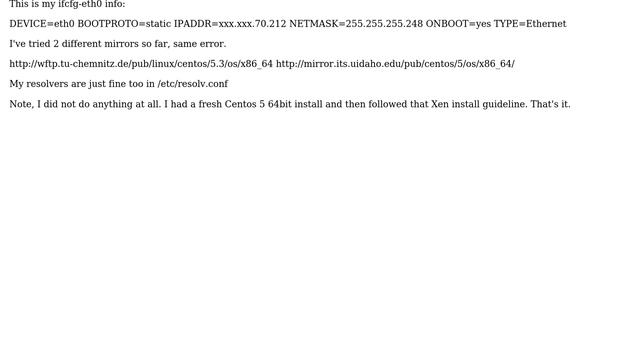 DevOps & SysAdmins: 64 bit Xen install, Network Issue (2 Solutions!!) смотреть онлайн