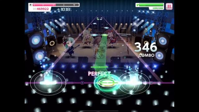 Bang Dream | Bad Apple!!Feat.nomico (note Speed 10)