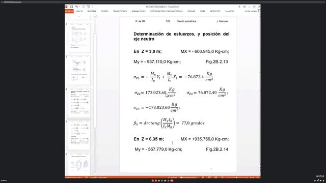 (RESISTENCIA DE MATERIALES II) FLEXION ASIMETRICA SESION 5 смотреть онлайн