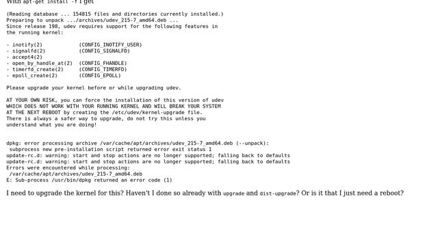 Unix & Linux: Debian 6 upgrade to Wheezy then testing release require kernel upgrade? смотреть онлайн