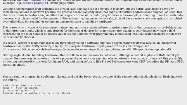 Unix & Linux: Is a "segmentation fault" a system error or program bug? (3 Solutions!!) смотреть онлайн