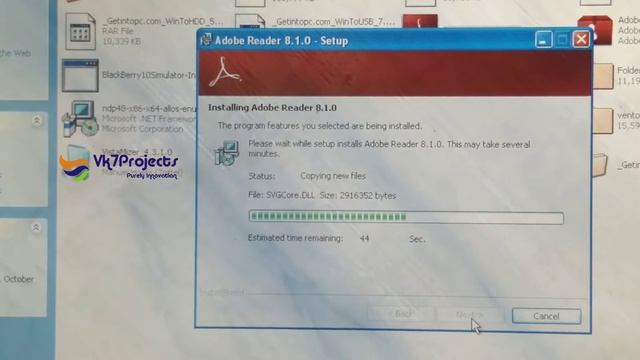 Adobe Reader 8.1.0 Setup || How To Install Adobe Reader 8.1.0 || Vk7projects || Adobe смотреть онлайн