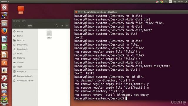 Linux Command Line Basics - Remove files using the rm command смотреть онлайн