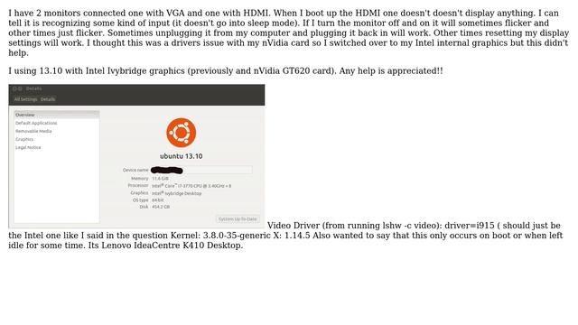 Ubuntu: Second Monitor not Displaying on Boot up смотреть онлайн
