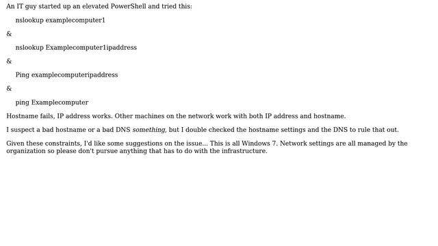 nslookup does not resolve hostname into IP address смотреть онлайн