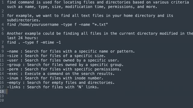Linux find command with example смотреть онлайн