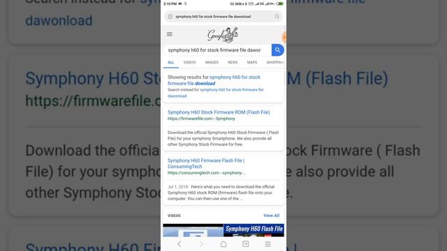 Symphony H60 Stock Firmware File Dawonload Link||Android Custom Rom|| смотреть онлайн