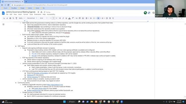 Jenkins Governance Meeting April 3, 2023 смотреть онлайн